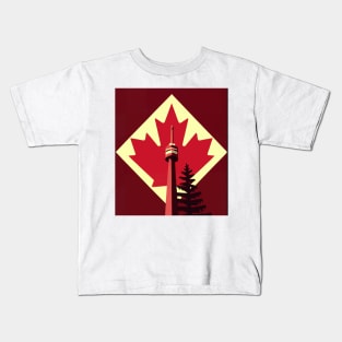 Canada Propaganda Poster Kids T-Shirt